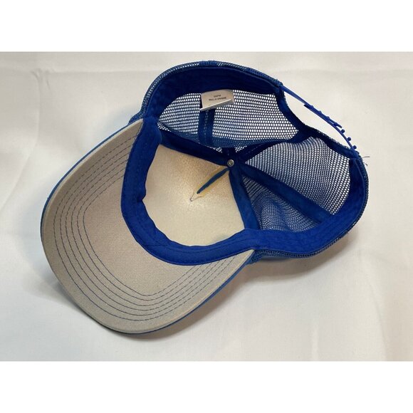 Bud Light Beer hat cap 7" trucker mesh snap back blue - Picture 5 of 7